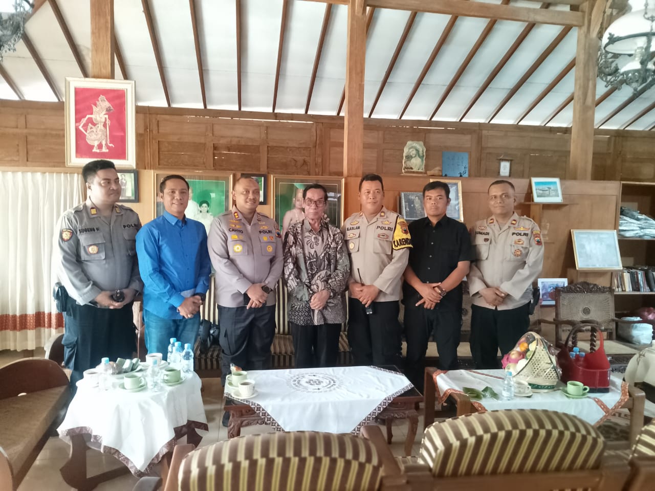 Kapolres Klaten :Silaturahmi ke Tokoh Lintas Agama Untuk Perkuat Sinergitas Jaga Kondusifitas Masyarakat