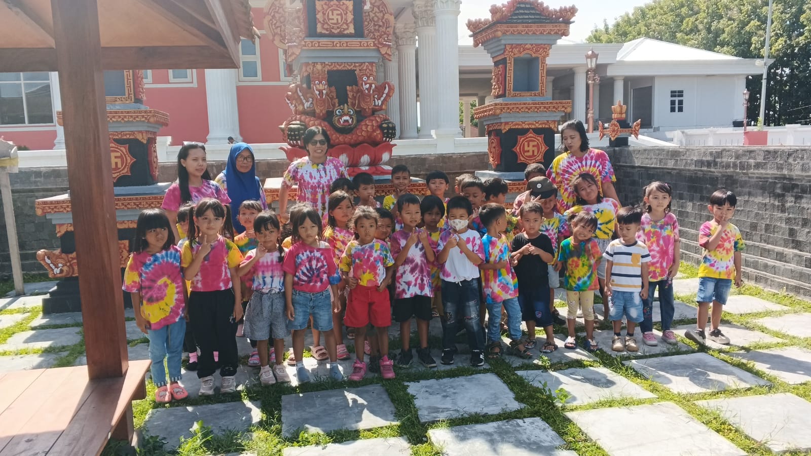 30 Anak TK Kristen Tunas Kasih Adakan Outing Class di Pusat Edukasi Kerukunan Umat Beragama Klaten