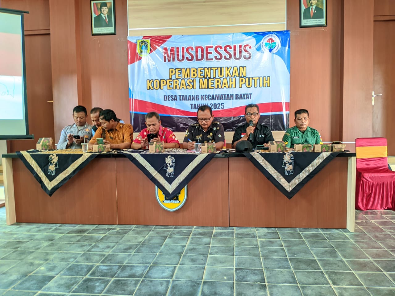 PEMBENTUKAN KOPDES MERAH PUTIH DESA TALANG BAYAT KLATEN