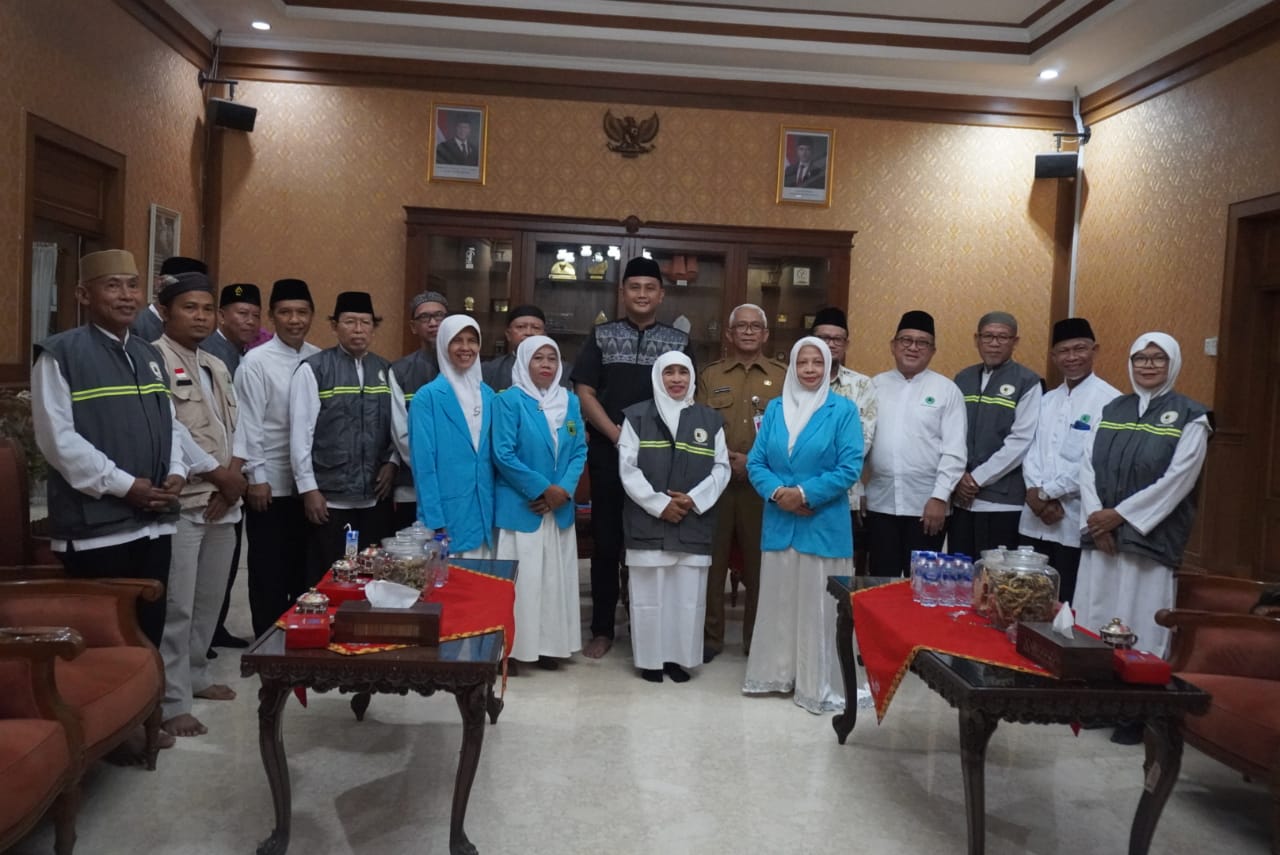 Ikatan Persaudaraan Haji Indonesia (IPHI) Klaten melakukan audiensi bersama Bupati Klaten