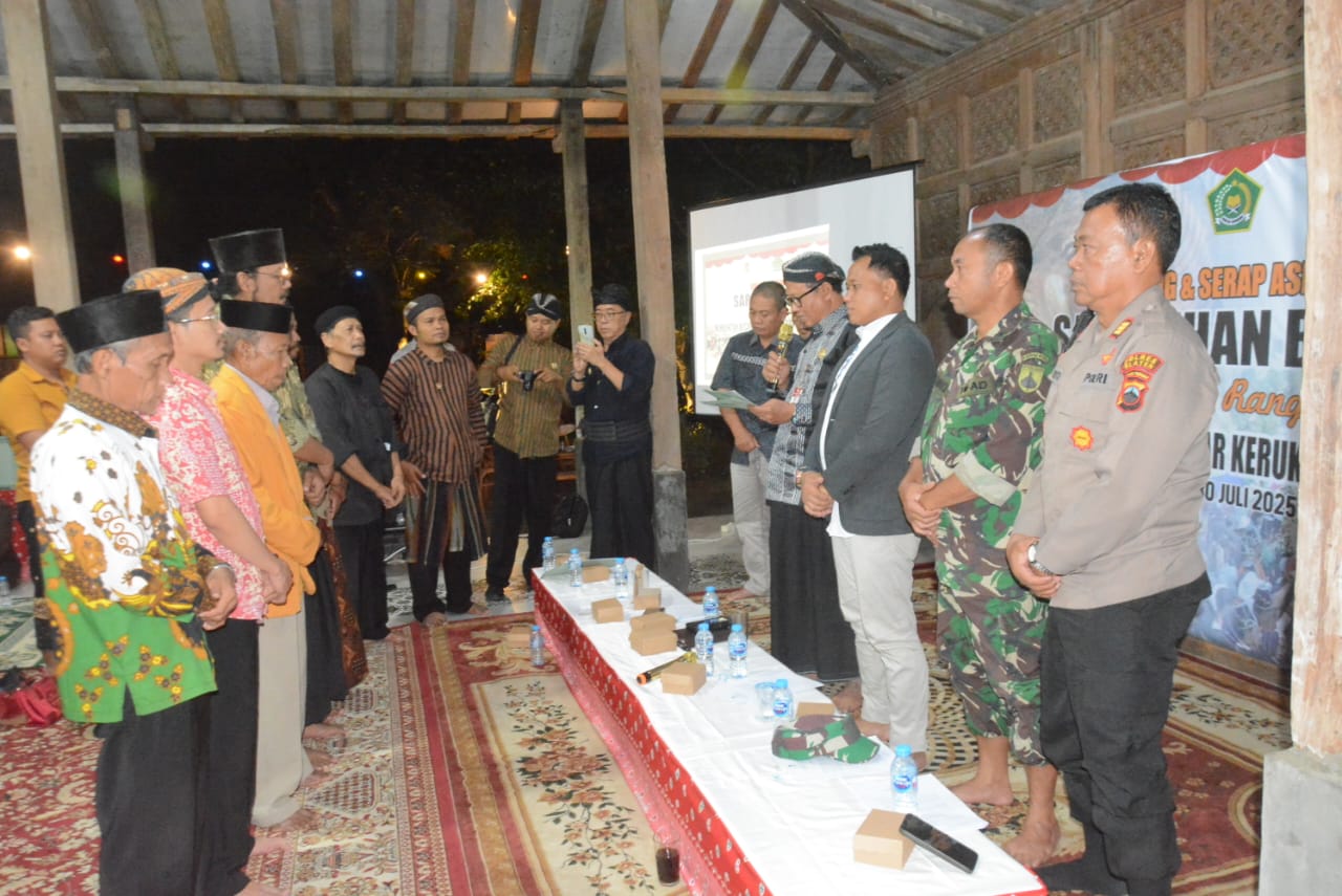 Pertama di Indonesia :Ketua FKUB Klaten Kukuhkan Pengurus Kecamatan Sadar Kerukunan Berbasis Budaya KecamatanJatinom