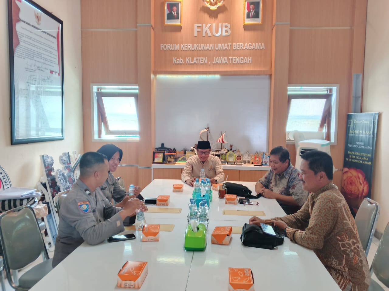 Taruna Perwira Siswa ( PASIS ) Akpol Semarang Bersilaturahmi ke FKUB Klaten.