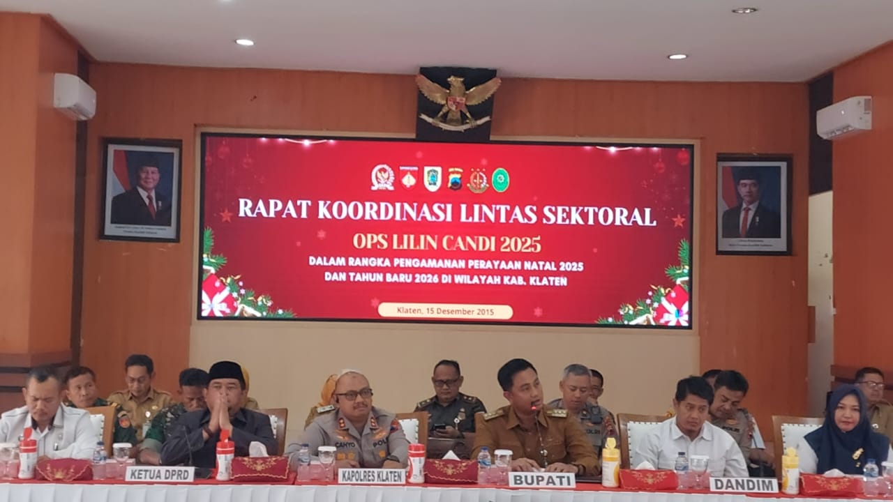KH. Syamsuddin Asyrofi :Rakor Linsek Jelang Nataru Untuk Penguatan Kerukunan dan Jaga Kamtibmas