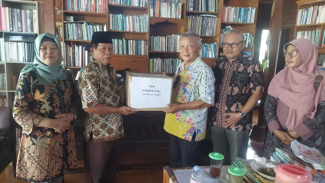 FTBM Klaten Salurkan Buku-buku Perpustakaan dari Pusat Perbukuan Jakarta