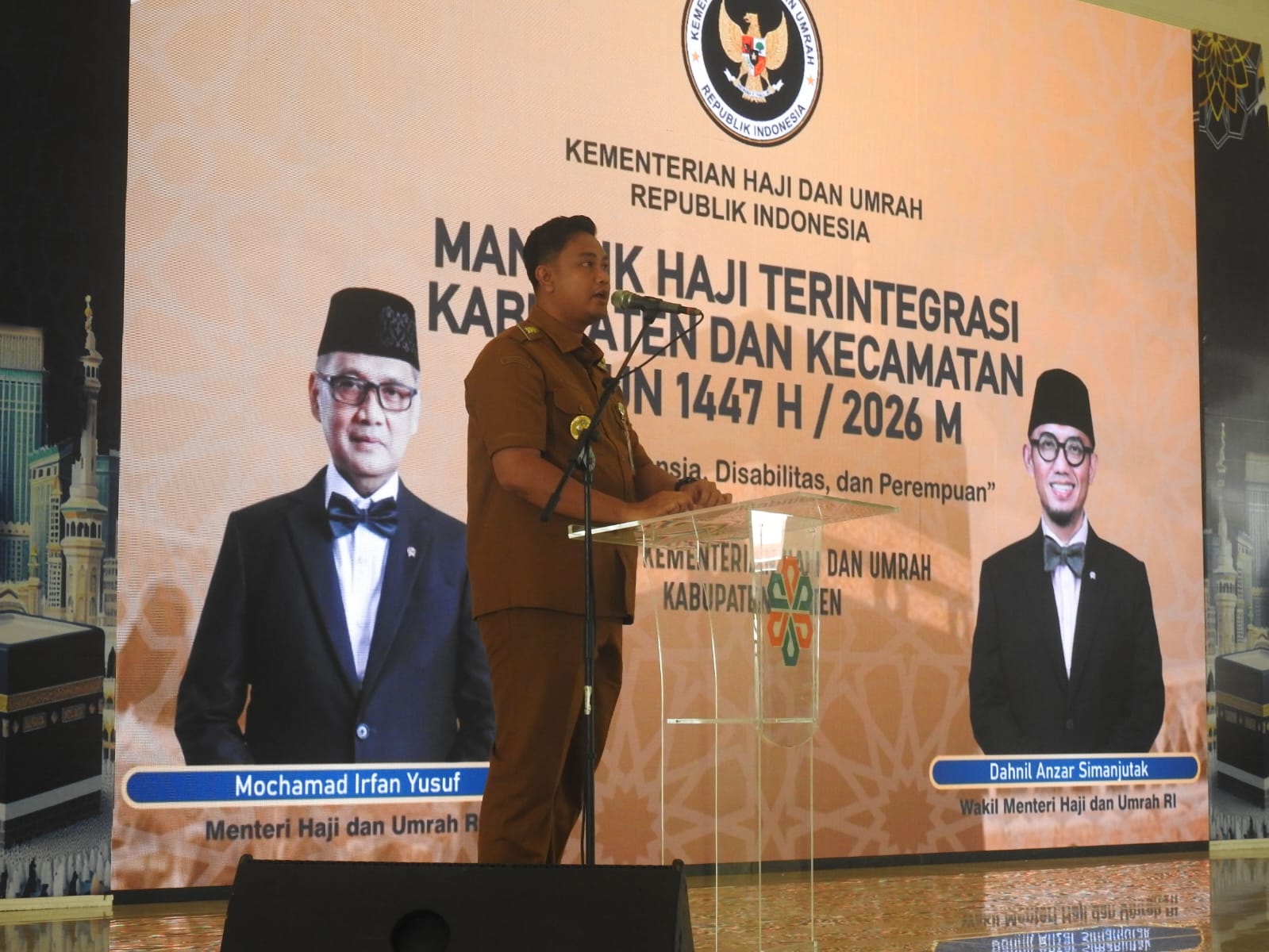 Bupati Hamenang Membuka Manasik Bersama Bekali Calon Jamaah Haji Klaten 2026