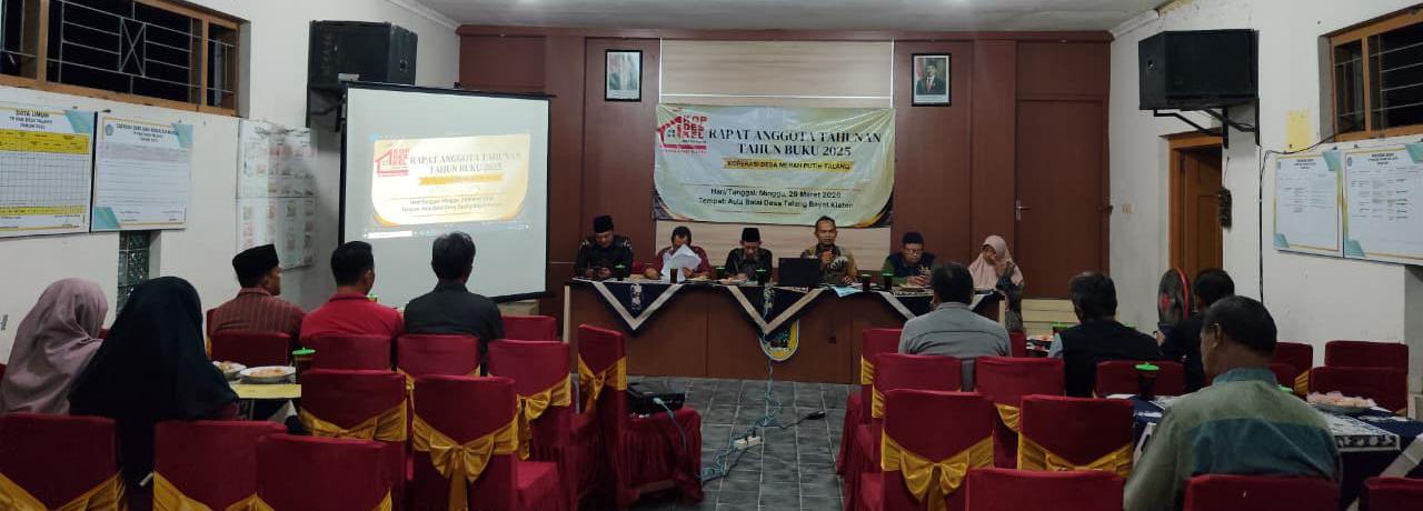 Koperasi Desa Merah Putih (KDMP) Talang Bayat Klaten Gelar RAT Tahun Buku 2025